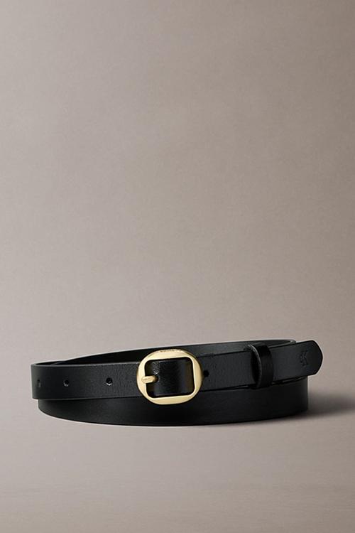 Round buckle metal ck tip 20mm- black / antique light gold