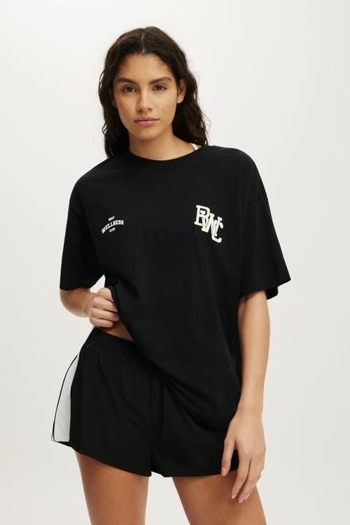 Active Graphic Tee - Black/Body Bwc