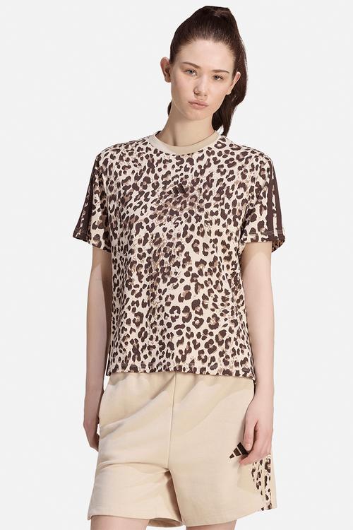 W Aop Sj Tee - Multicolor/Crystal Linen