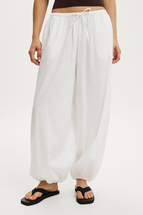 Rio Balloon Pant - White