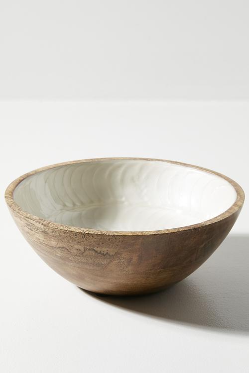 Resin Inlay Serving bowl - Natural