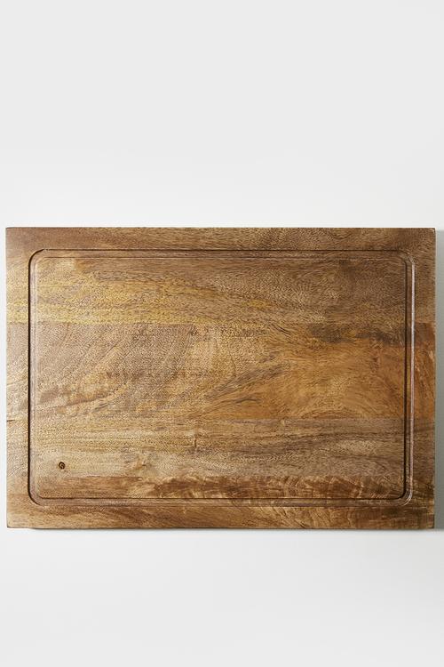 Square Wooden Butchers Block Natural