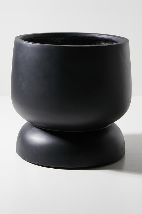 Luka Fibreclay Planter - Black