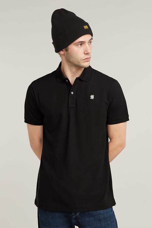 Dunda slim fit polo - dk black