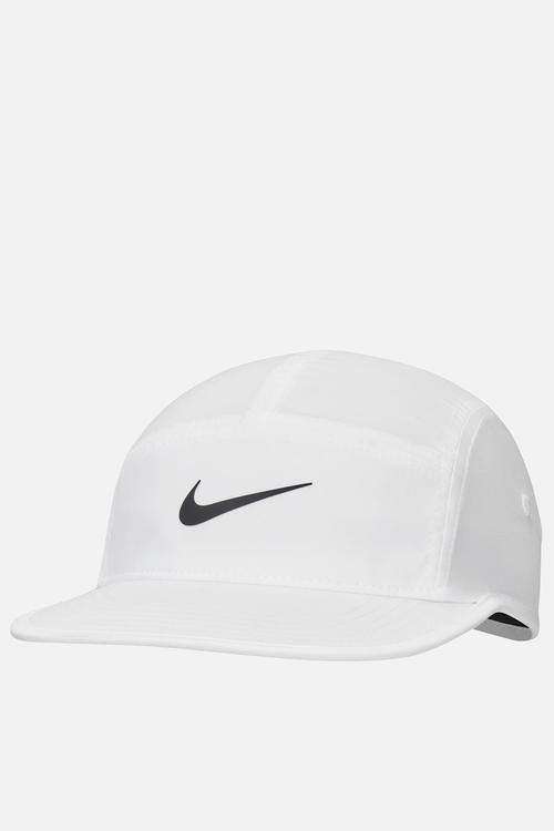 Nike Flydri-Fit Unstructured Swoosh Cap - White/Anthracite/Black