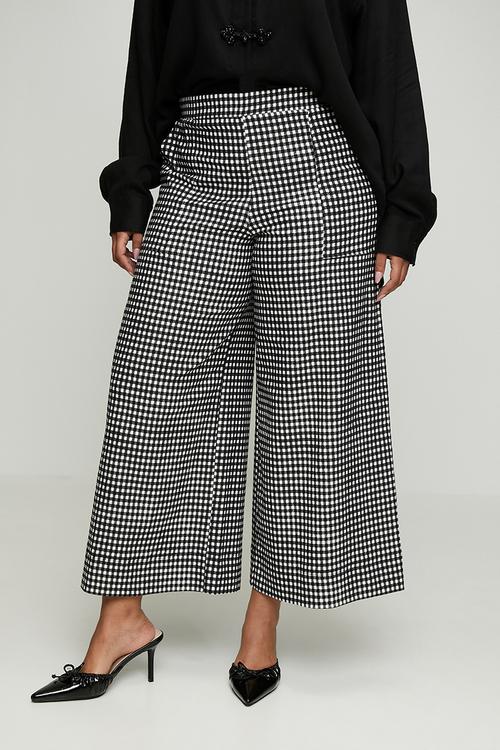 Plus Bengaline Pants - Black and White