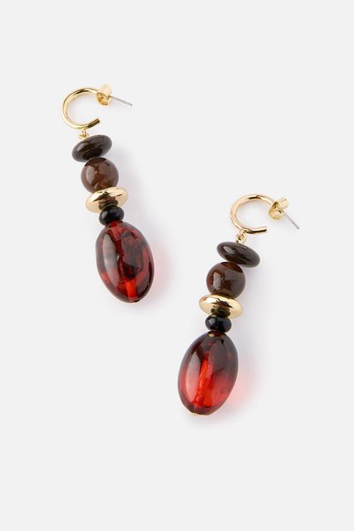 Mid Charm Earring - Gold