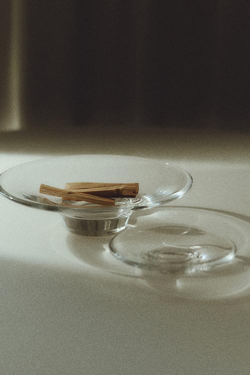 Large glass bowl - transparent