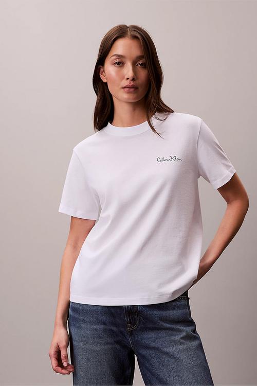 Short sleeve classic graphic tee - brilliant white