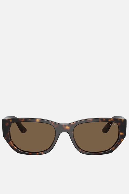 Vogue Eyewear 0VO5586S 53 Rectangle - Dark Brown