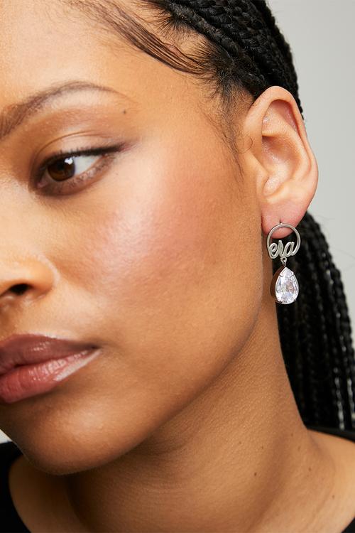 ERA teardrop earrings - Silver
