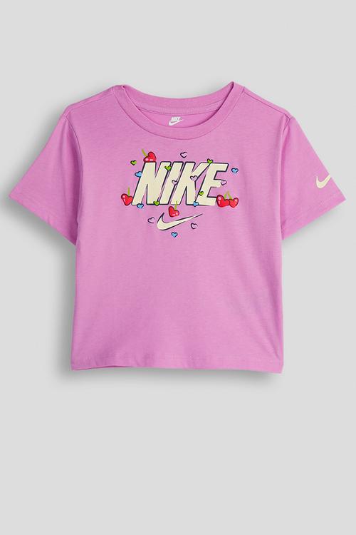 Nkg Cherry Nike Boxy Tee - Light Magenta
