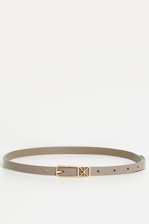 Emblem elongated buckle - desert taupe