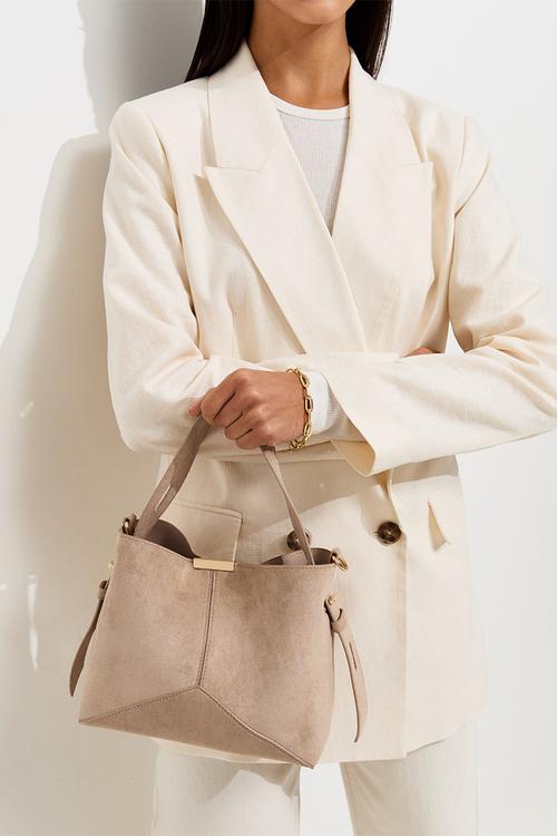 Marine Suedette Bucket - Mink