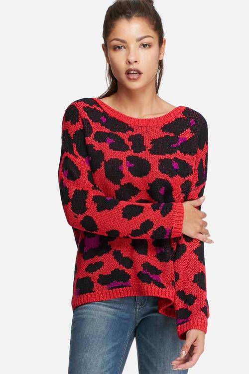 Leopard knit