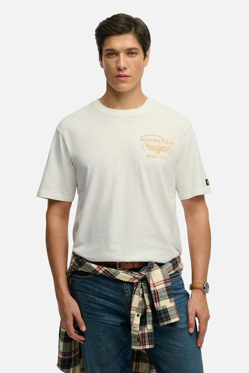 Heritage Biker Loose Tee - Winter White