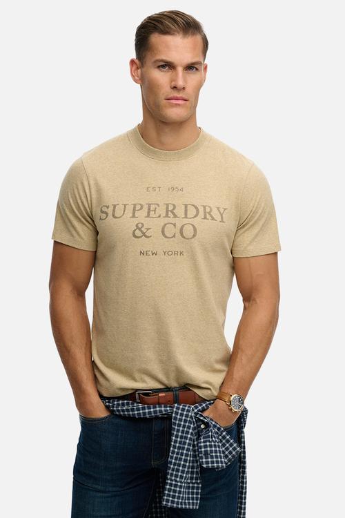 1954 Company Relaxed Tee - Pumice Stone Beige Marl