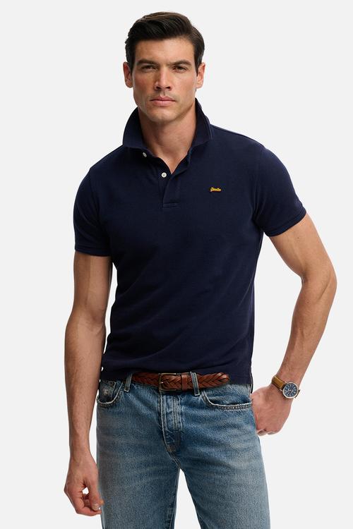 Classic Pique Polo - Rich Navy