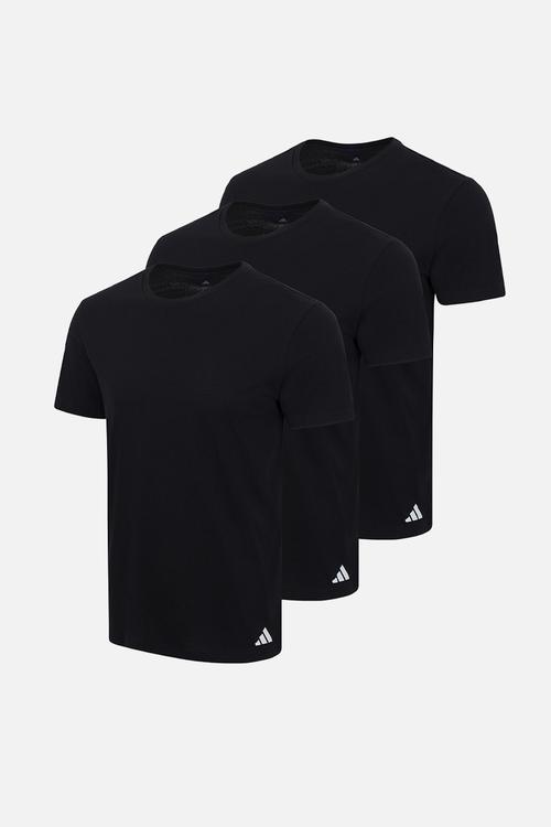 Active Core Cotton - 3PK - Loose Fit Crew Tee- Black