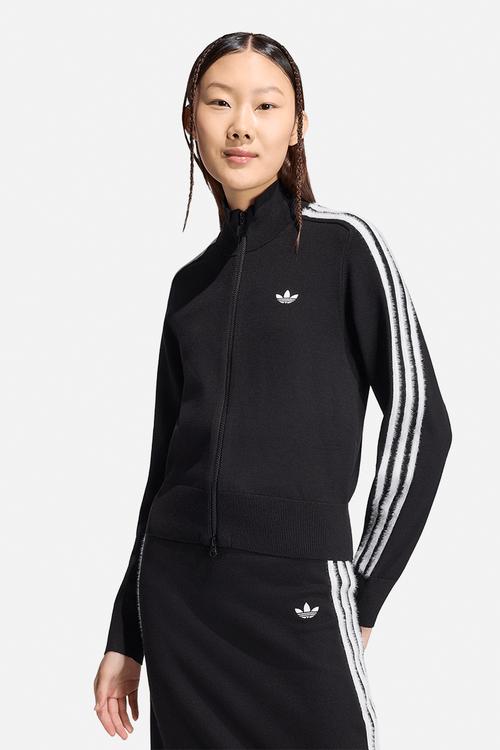 Knit Firebird Tracktop - Black/White
