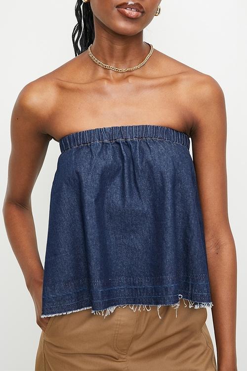 Denim bandeaux - dark blue