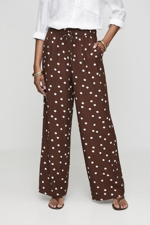 Jessie spot goya wl trouser - brown