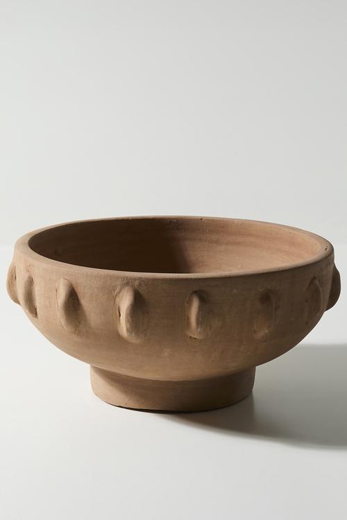 Dotty Terracotta Décor Bowl - Natural