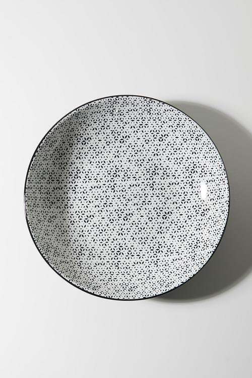 Printed serving bowl - Multi
