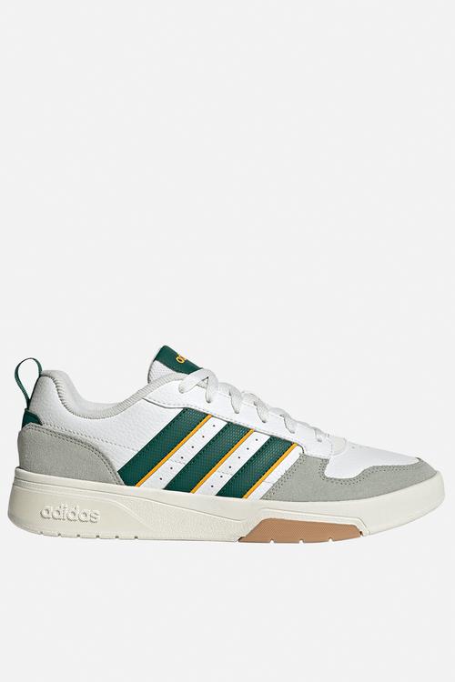 Courtwave - core white/collegiate green/crew yellow