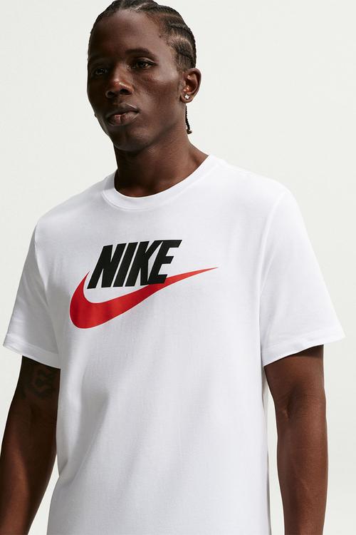 NSW Icon Futura T-shirt - White/Black/University Red