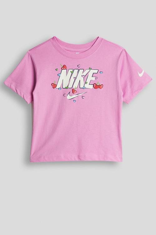 Nkg Cherry Nike Boxy Tee - Light Magenta