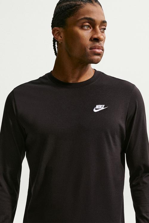 Nsw Club Long Sleeve T-shirt - Black/White