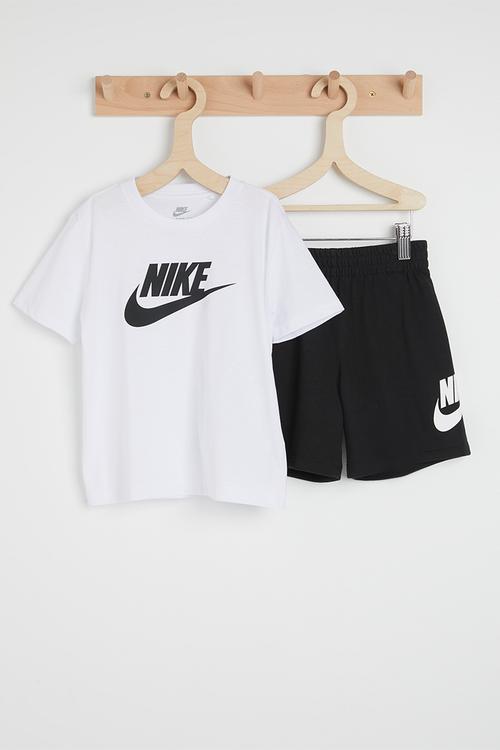 Nkn Club Tee & Short Set - Black/White