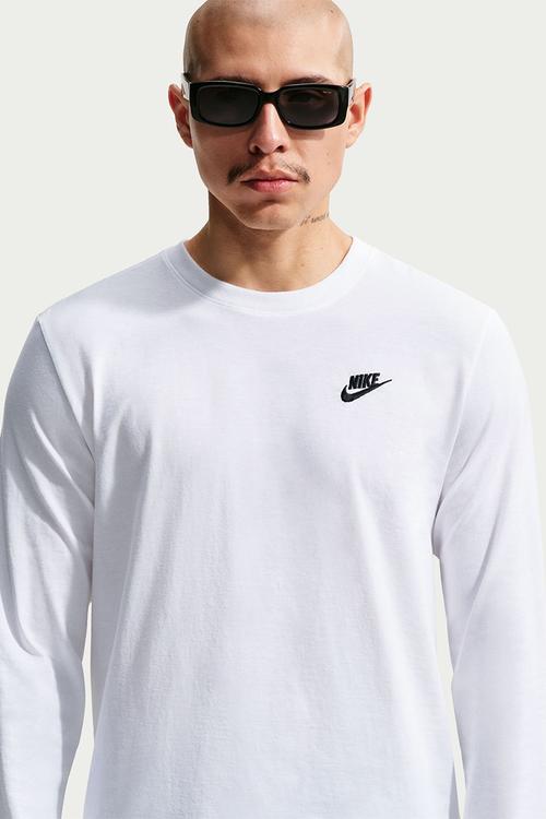 Nsw clb tee long sleeve - white 