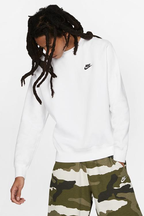 Nsw club crew sweatshirt - white & black 
