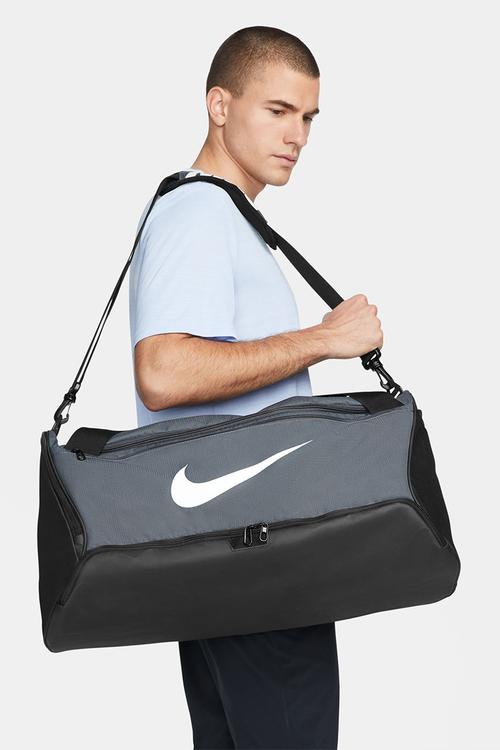 Nike Brasilia 9.5 Training Duffel Bag 60L - Iron Grey/Black/White