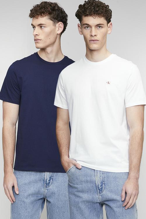 Ss Badge Tee 2 Pack - Maritime Navy/Bright White