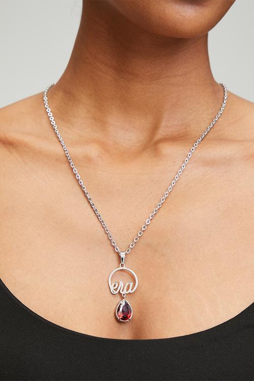 ERA love teardrop necklace - Silver