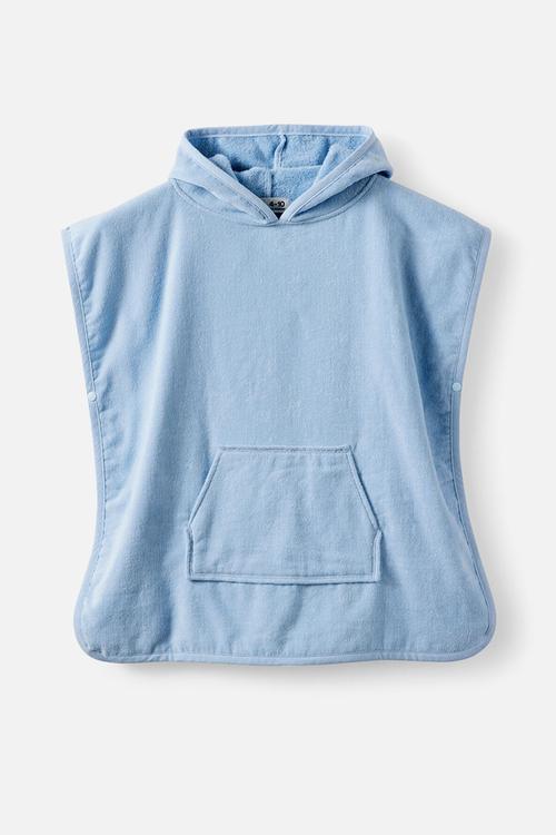 Kids Hooded Towel - Dawn Blue/World Is My Lobster