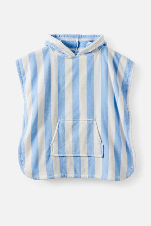 Kids Hooded Towel - Dawn Blue/Bold Stripe