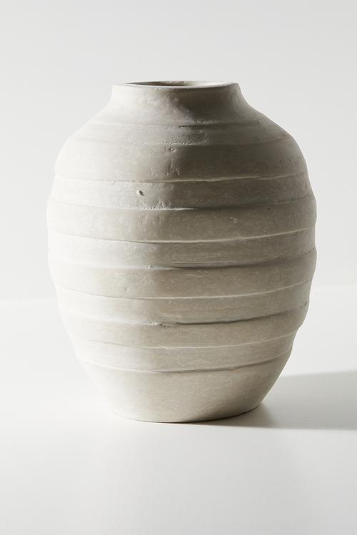 Lineo Papermache Vessle White