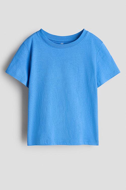 Cotton T-shirt - blue