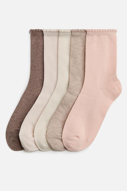 5-Pack socks - brown marl