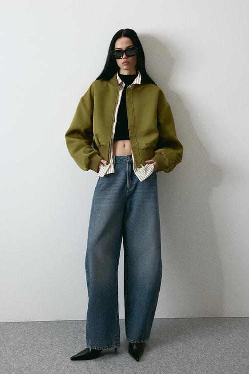 Baggy high jeans - denim blue