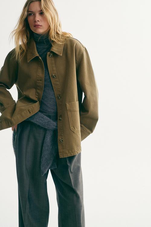 Shacket - khaki green