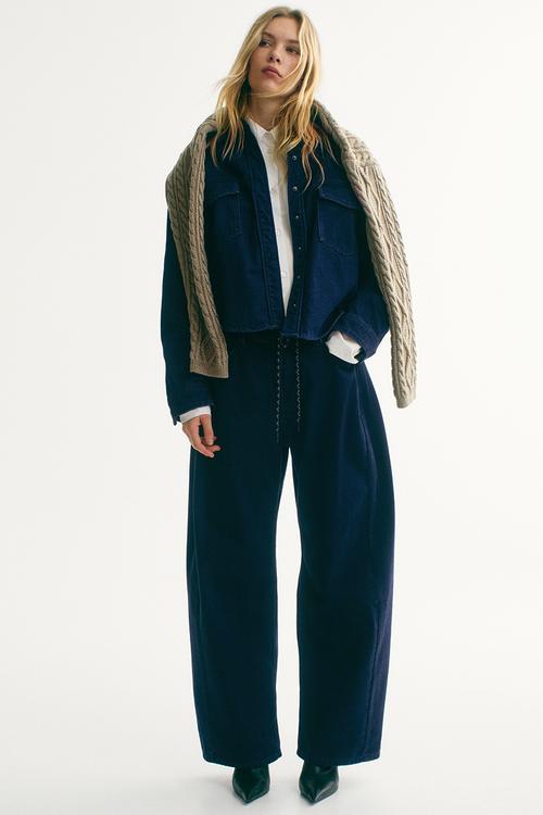 Barrel regular jeans - dark denim blue