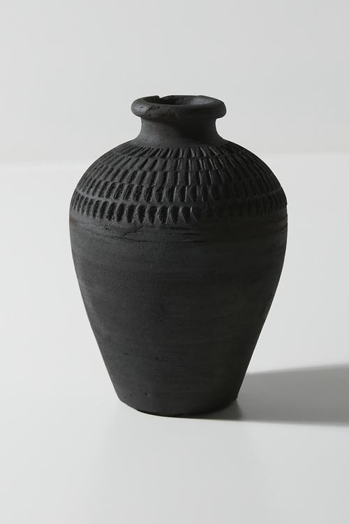 Nila terracotta Vase Black