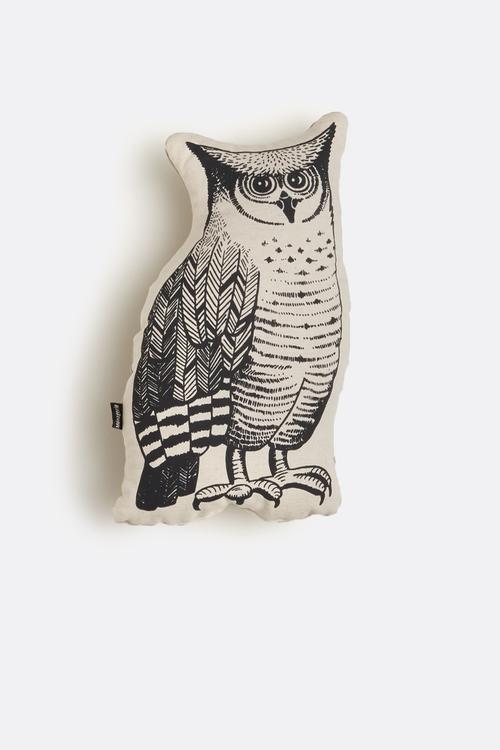Woodlands owl cushion