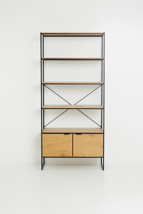 Cesura Bookcase - natural & back 
