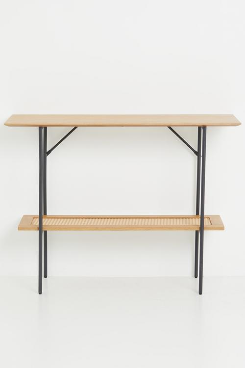 Pensacola console table - natural &  black 